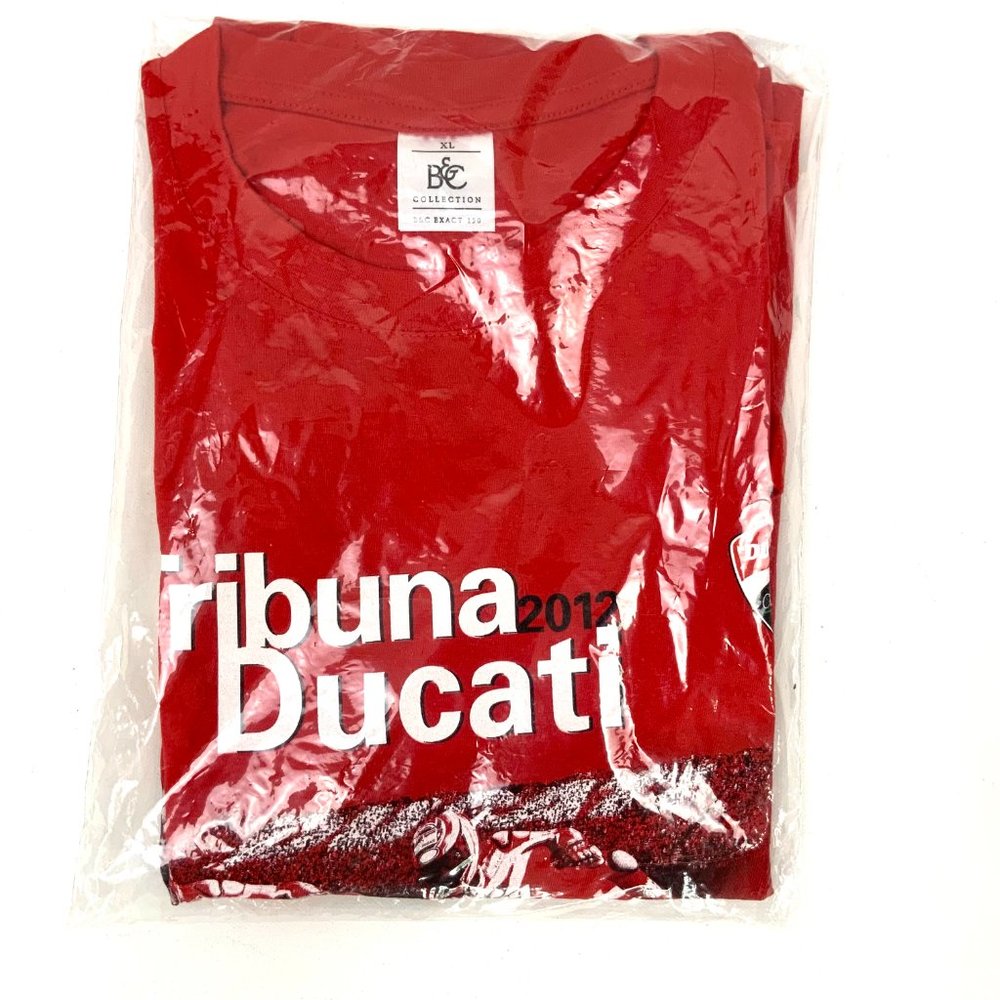 New Ducati Corse Tribuna 2012 MotoGP Racing Rossi & Hayden T-Shirt Sz XL - Picture 9 of 13